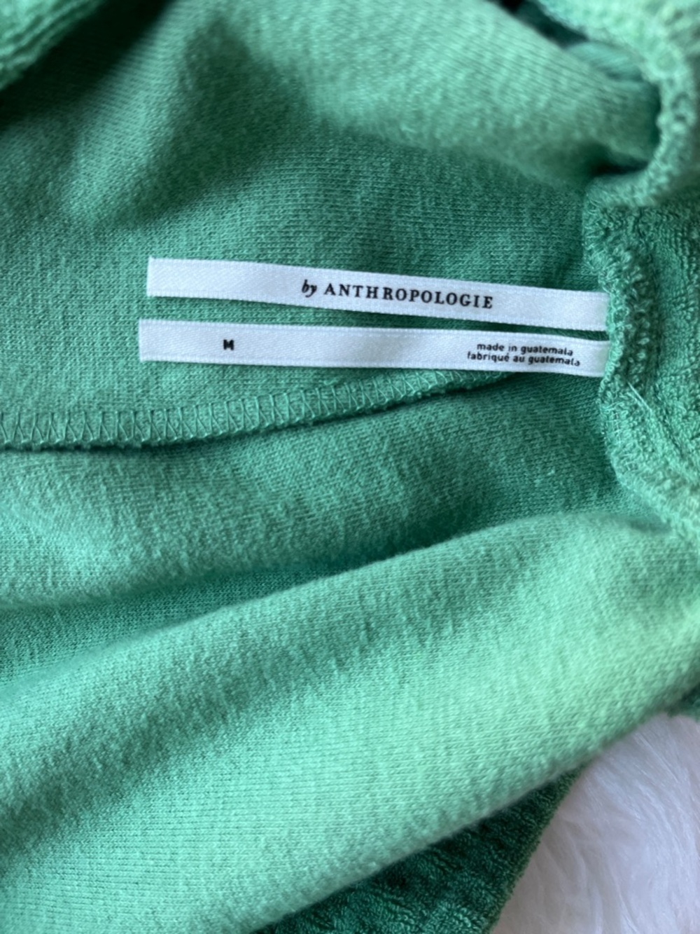 🆕 Anthropologie Green Terry Shorts Women’s Sizes M - Picture 7 of 10